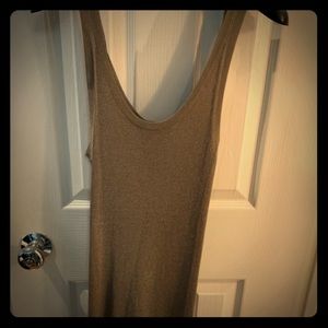 Vince tank in gold - size large but fits small